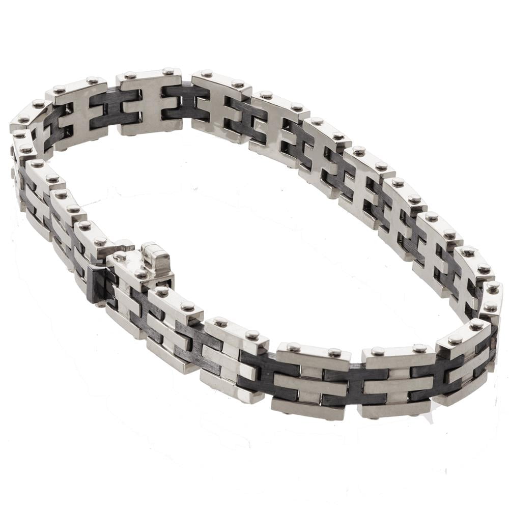 DE Roman Link Bracelet Platinum | Marisa Perry by Douglas Elliott -  Bracelets Jewelry Collections