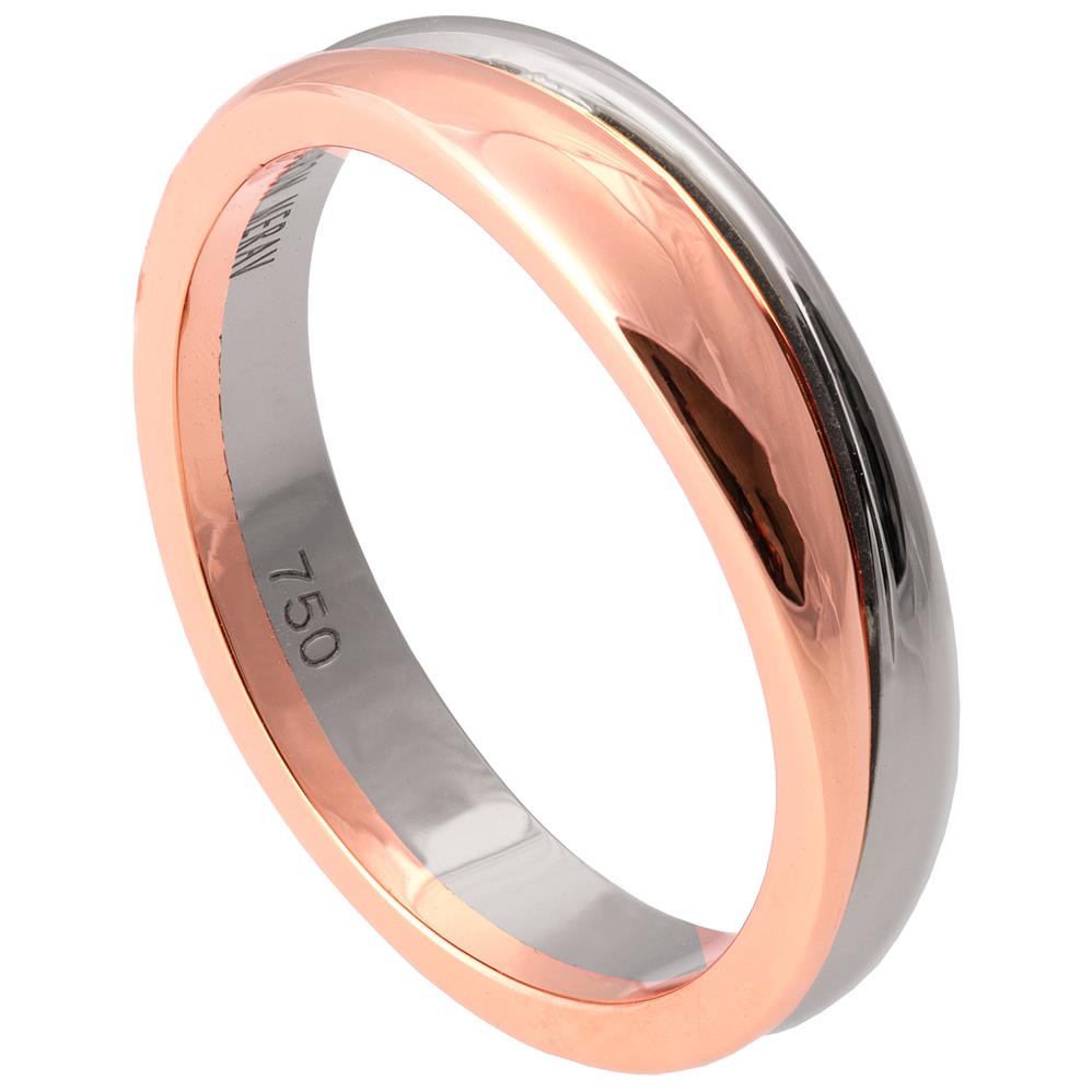 Make a Statement with the Burnside Two-Tone Wedding Ring Set
