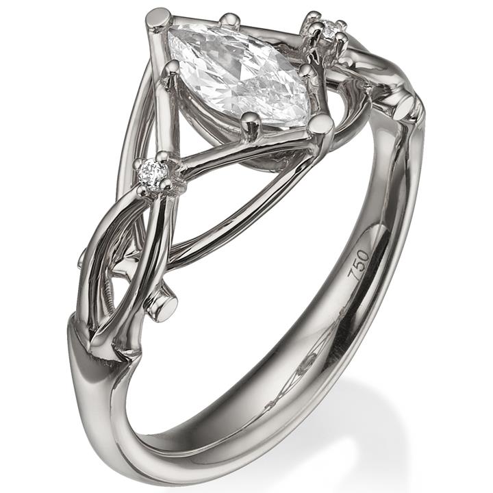 18K White Gold Aberdeen Celtic Diamond Ring | Celtic engagement rings,  Celtic wedding rings, White gold diamond rings